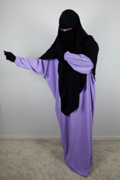 Abaya Wide Straight-Sleeve