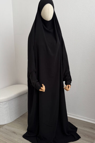 Jilbab Wassila Black