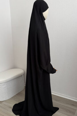 Jilbab Wassila Black